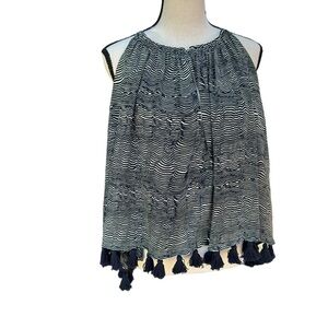 Apiece Apart Galisteo silk stripe Tank Sz.8